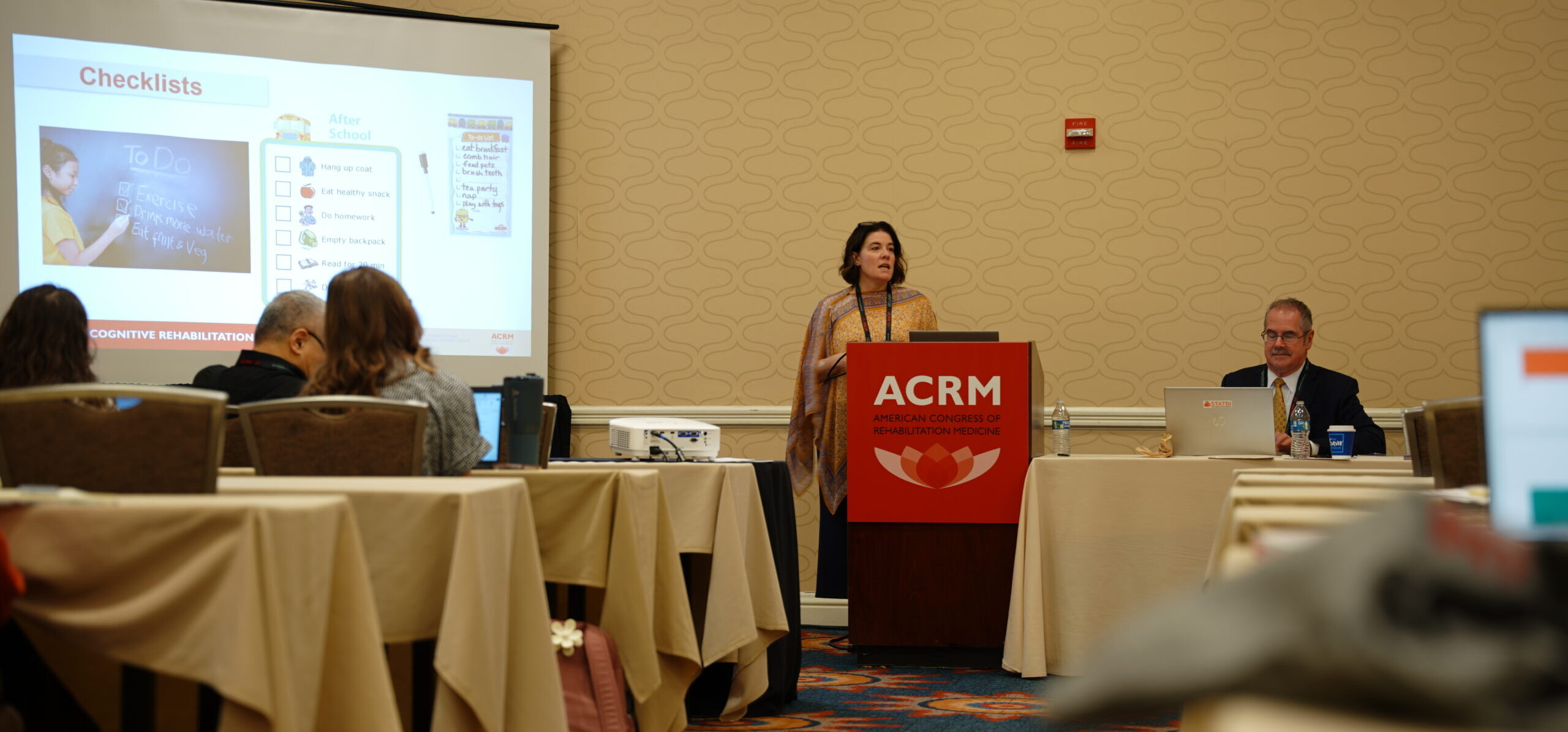 Presenter Tanya M. Brown, PhD, ABPP/CN; Assistant Professor of Psychology, Mayo Clinic, Minnesota, USA; provided actionable takeaways at the ACRM Pediatric Cognitive Rehabilitation training course.